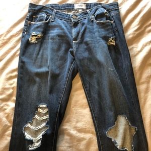 Paige Distressed Boyfriend Jeans